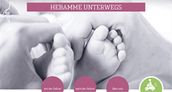 Desktop Screenshot of hebamme-unterwegs.ch